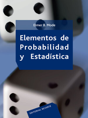 cover image of Elementos de probabilidad y estadística